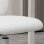 Homcom Silla de Escritorio Moderno con Asiento Ajustable en Altura Blanca