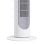Homcom Ventilador de Torre 45W con 3 Velocidades Oscilación 70° Ø27x75cm Blanco