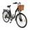 Dyu C6 Elektrofahrrad 26 Zoll, 350 W, 36 V, 12,5 Ah Akku, Reichweite 40 km, mit Scheibenbremsen, Schwarz