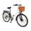 Dyu C6 Bicicleta Eléctrica 26" 350W Batería 36v12.5Ah Alcance 40km con Frenos de Disco Blanco