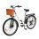 Dyu C6 Bicicleta Eléctrica 26" 350W Batería 36v12.5Ah Alcance 40km con Frenos de Disco Blanco