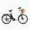 Dyu C6 Bicicleta Eléctrica 26" 350W Batería 36v12.5Ah Alcance 40km con Frenos de Disco Blanco