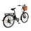 Dyu C6 Bicicleta Eléctrica 26" 350W Batería 36v12.5Ah Alcance 40km con Frenos de Disco Blanco