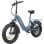 Dyu FF500 Bicicleta Eléctrica 20" Motor 500W Batería 48v14Ah Alcance 50Km con Frenos de Disco Azul