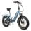 Dyu FF500 Bicicleta Eléctrica 20" Motor 500W Batería 48v14Ah Alcance 50Km con Frenos de Disco Azul