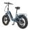 Dyu FF500 Bicicleta Eléctrica 20" Motor 500W Batería 48v14Ah Alcance 50Km con Frenos de Disco Azul