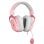 Redragon ZEUS X Ausculltadores Gaming RGB Virtual 7.1 USB Microfone Rosa