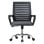 ML Design Silla de Oficina Ergonómica con Asiento Regulable Tapizado de Malla Gris