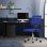 ML Design Silla de Oficina Ergonómica con Asiento Regulable Tapizado de Malla Azul