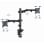 Gembird Ma-d2-03 Soporte de Escritrio Doble para Monitor 17”-32” VESA 100 Max 9Kg Negro