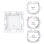 Interrupteur Intelligent Shelly WS1 WHITE Filaire Compatible Shelly Dimmer Plus 1 Bouton