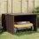 Vidaxl Casa Robot Corta-Relva Rattan Sintético Castanho 86x90x52/57 Cm