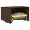 Vidaxl Casa Robot Corta-Relva Rattan Sintético Castanho 86x90x52/57 Cm