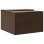 Vidaxl Casa Robot Corta-Relva Rattan Sintético Castanho 86x90x52/57 Cm