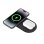 Belkin BoostCharge Pro Estación Magnética de Carga Inalámbrica 2 en 1 con Tecnología Qi2 15W Negra