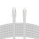 Cabo USB-C a Lightning Belkin BoostCharge Pro Flex 2m Branco silicone trançado