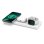 Belkin BOOST CHARGE PRO Cargador Inalámbrico 3 en 1 de 15 W con Tecnología MagSafe Oficial Blanco