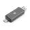 Lettore di schede 1Life 2 in 1 con USB-C Nero