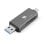 Lettore di schede 1Life 2 in 1 con USB-C Nero