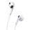 Baseus Encok C17 Auriculares Intrauditivos con Cable USB Tipo C Blancos