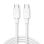 Câble USB-C 1Life 100w 1,5m Blanc