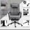 Vinsetto Silla De Masaje Con 6 Puntos De Masaje Y 5 Modos 66x76x112-120 Cm Gris
