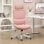 Vinsetto Silla De Oficina De Malla Giratoria Respaldo Alto 62x58x120-133 Cm Rosa
