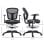 Vinsetto Silla De Dibujo Ergonómica De Malla Con Reposabrazos 59x59x95-115 Cm