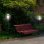Outsunny 2 Farolas Solares 129 Cm Con 2 Luces Led Blanca 6000k Impermeable Ip44