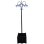 Outsunny Candeeiro Solar De Jardim 189 Cm Com 18 Luzes Led Branca Fria 6000k Ip44