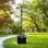 Outsunny Candeeiro Solar De Jardim 189 Cm Com 18 Luzes Led Branca Fria 6000k Ip44