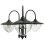 Outsunny Candeeiro Solar De Jardim 189 Cm Com 18 Luzes Led Branca Fria 6000k Ip44