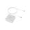Ksix Cube 3 en 1 Cargador Inalámbrico Magsafe Y Qi, Apple Watch y Airpods 15w Blanco