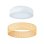 Ksix Bohemia Plafon Smartled, Design Rattan, Altifalante 3W Integrado, 4.000 Lm, 35 W Branco