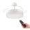 IluminaShop Ventilateur de Plafond LED Blanc 36W DC Ultra Silencieux avec Commande et Pales Rétractables