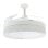 IluminaShop Ventilateur de Plafond LED Blanc 36W DC Ultra Silencieux avec Commande et Pales Rétractables