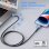 Klack Cable Carga Rápida Aluminio Irrompible USB-C a Lighting 2 Metros