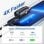 Klack Carregador de Carro USB com USB-C 30w e USB QC 30W Carga Rápida