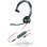 Auriculares Poly Blackwire 3315 con cable USB-C, jack 3,5 mm y Microsoft Teams, monoaurales negros