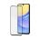 Displayschutzglas Celly Samsung Galaxy A15 9H Fullglass Farbränder 0,3 mm