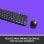 Combo tastiera e mouse wireless Logitech MK220 + webcam Logitech Brio 100 FullHD nera