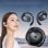 Klack X28 Auriculares Inalámbricos Bluetooth Deportivos con Cancelación de Ruido Crema
