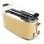 Cecotec Toast&Taste 1600 Retro Double Beige Tostadora 2 Ranuras 4 Rebanadas