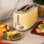 Tostador Cecotec Toast&Taste 1600 Retro Double 4 Scheiben 1630W Edelstahl Beige