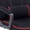 Adec Silla Gaming Neo Advance Tejido Tapizado Altura Regulable Negro/rojo 115-125x70x70 Cm