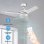 Ventoinha de Teto com Luz Grunkel SKYECO-52 25W 132cm 6 Velocidades Comando Temporizador