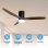 Ventoinha de Teto com Luz Grunkel SKYWIND-52WN 40W 132cm 6 Velocidades Comando