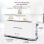 Grille-pain Grunkel TS-40 EASYTOAST 1 Fente extra-large 980 W 7 Niveaux Tiroir ramasse-miettes Blanc