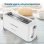 Grille-pain Grunkel TS-40 EASYTOAST 1 Fente extra-large 980 W 7 Niveaux Tiroir ramasse-miettes Blanc