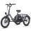 Fafrees F20 Mate Bicicleta Elétrica Motor 500W Bateria 48V/18.2Ah Autonomia 110km Cinzenta